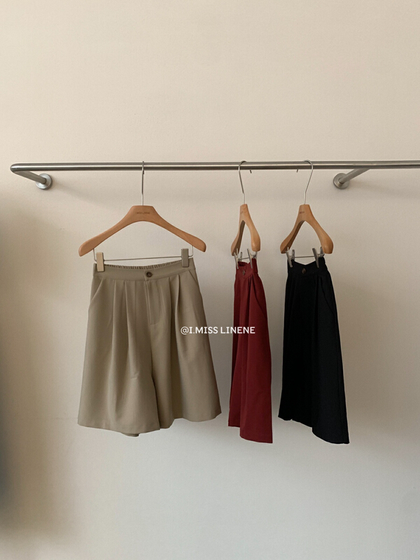 [Imiss] Korean version versatile slim suit casual shorts cx6330\lsw