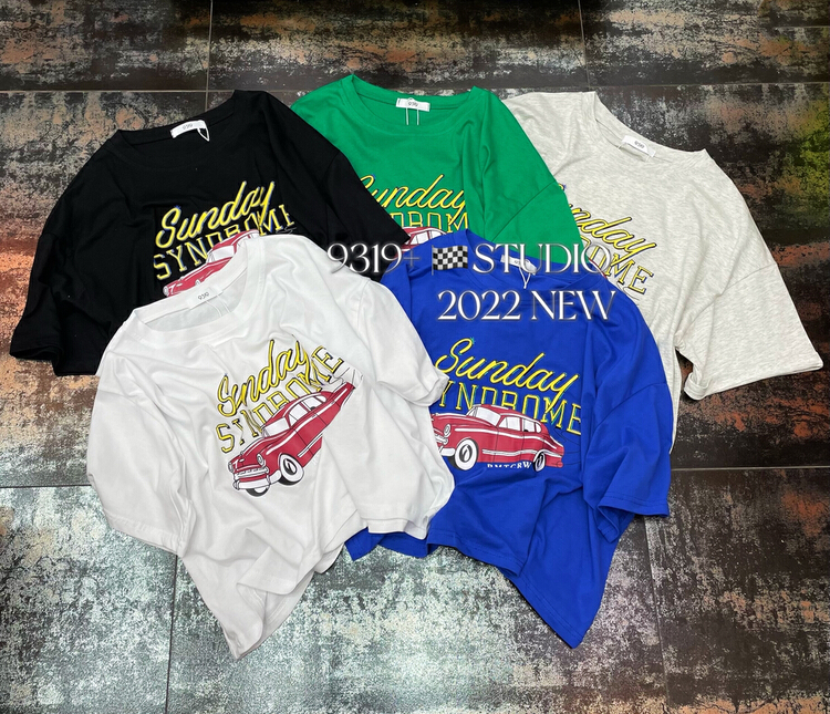 Original price: 21.73! In early summer! [9319] cool cotton loose short printed short sleeve T-shirt 935\l