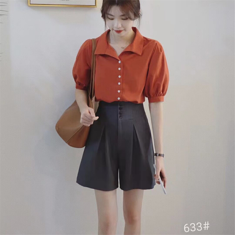 In early summer! [thousands of fashion products] temperament high waist solid casual shorts ys1-633\hjy