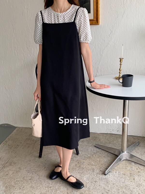 New year in early spring! [thankq] slim wave point temperament shirt (only selling shirts) 22065\zsy