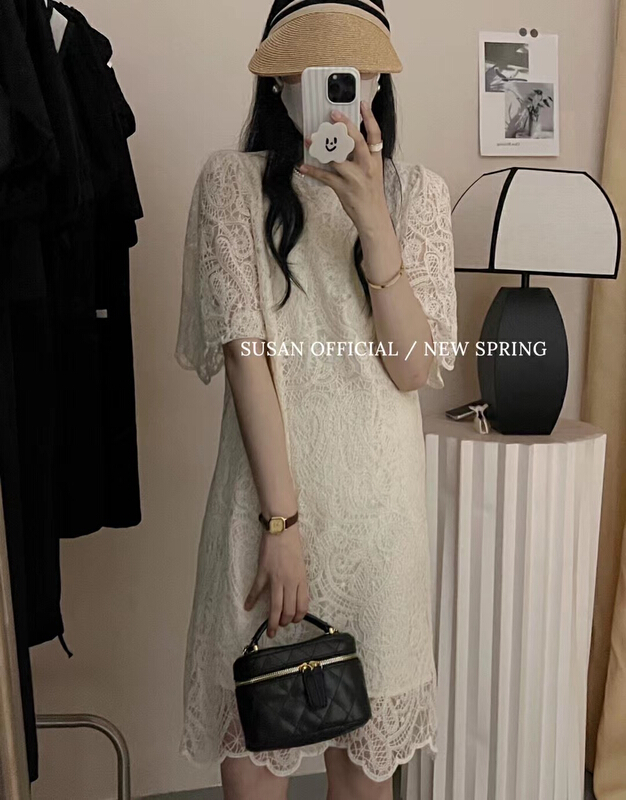 【 Susan 】 lace fashion sweet dress 18917\lsw