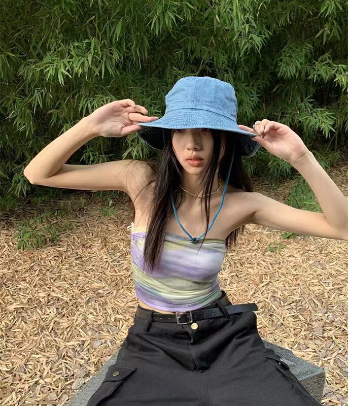 [cauliflower family] tie dyed fashion hot girl bra 89133\ll
