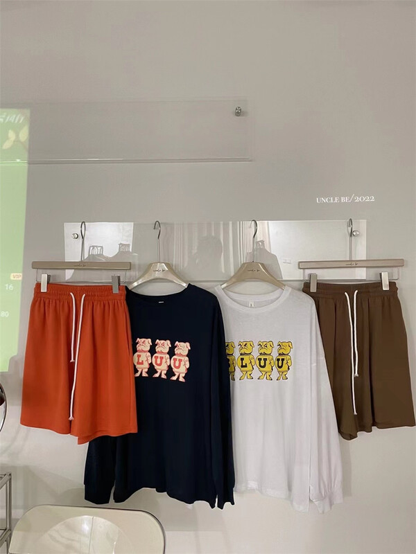 [UNC be] loose fashion personalized long sleeve T-shirt 3098\xyy