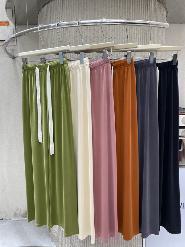 [win more] straight elastic waist comfortable facial mask casual pants 22286\cls
