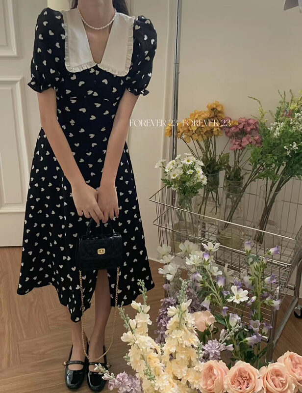 [forever23] Korean little sister Lapel dress (only skirts) a2070\hjy