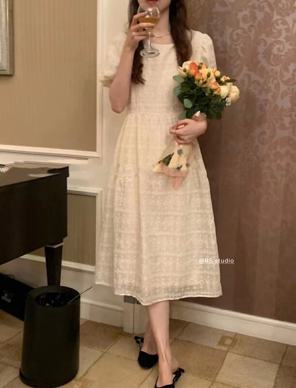 [RS] fashion round neck mid length dress rs2301\xyy