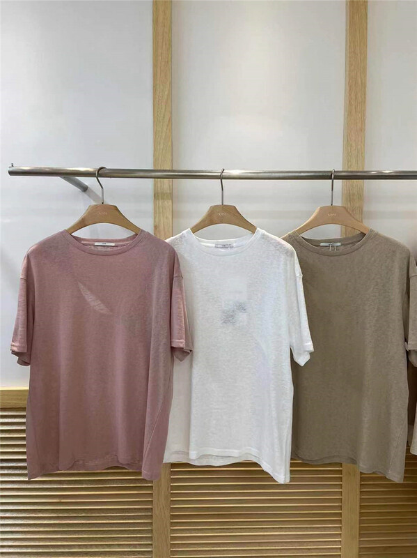 [xhm] casual round neck simple and versatile short sleeve T-shirt ys1-882\zjy