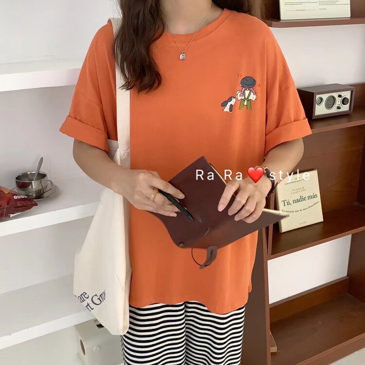 [rara] cartoon fashion slim short sleeve T-shirt 79192\lsl