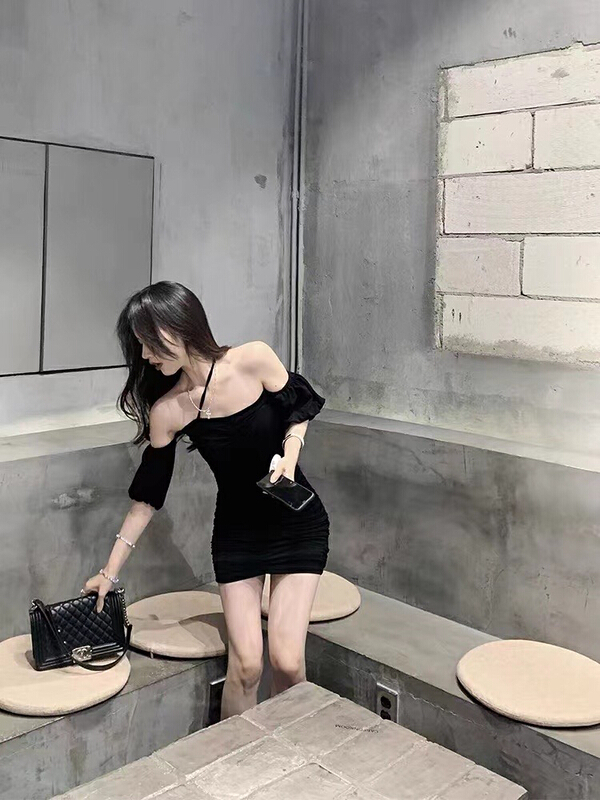 [Hello Miss] online hot girls' Hip Wrap Dress 6635\pcz