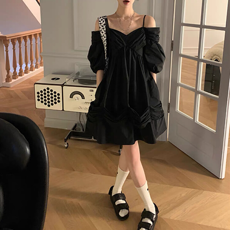 [mi ni] French soft and sweet dress 1304\pcz