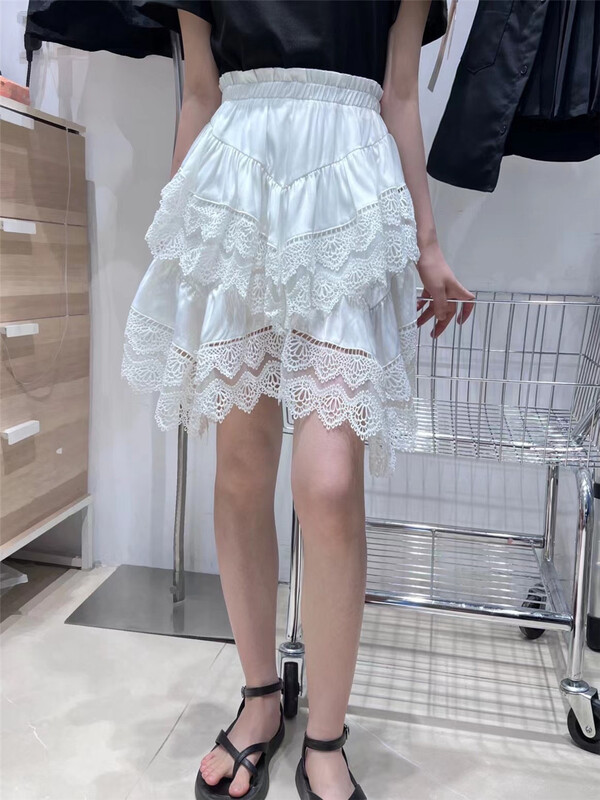 [SYZ baby] elastic waist sweet lace skirt 131\lsw
