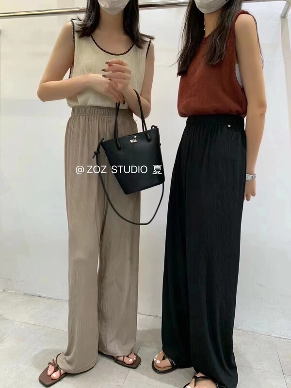 [ZOZ] Korean version simple and slim casual pants 022075\hbx