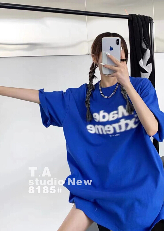 [ta+] round neck lettered fashion short sleeve T-shirt 08185\xyy