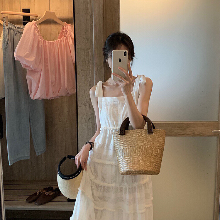 [wgwe] temperament fishtail suspender dress 1923\pcz