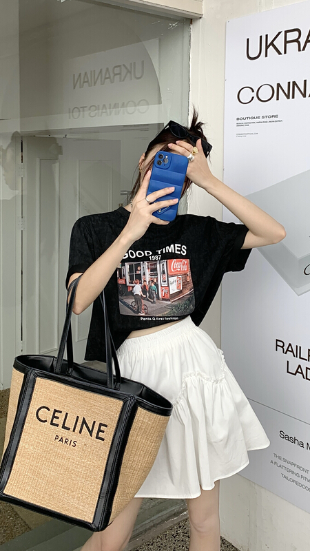 [our] letters fashion casual short sleeve T-shirt 10912\lsw