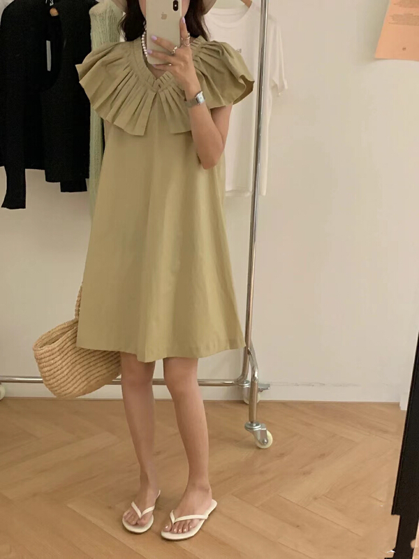 [MK] fashionable Ruffle Dress 3313\hjy