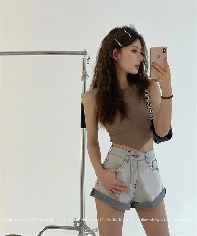 [MS studio] hem fashion denim shorts 5389\pcz