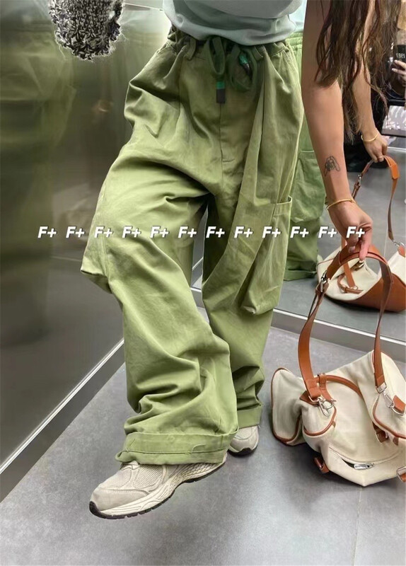 【F】 Korean loose and versatile casual pants 1503\hbx