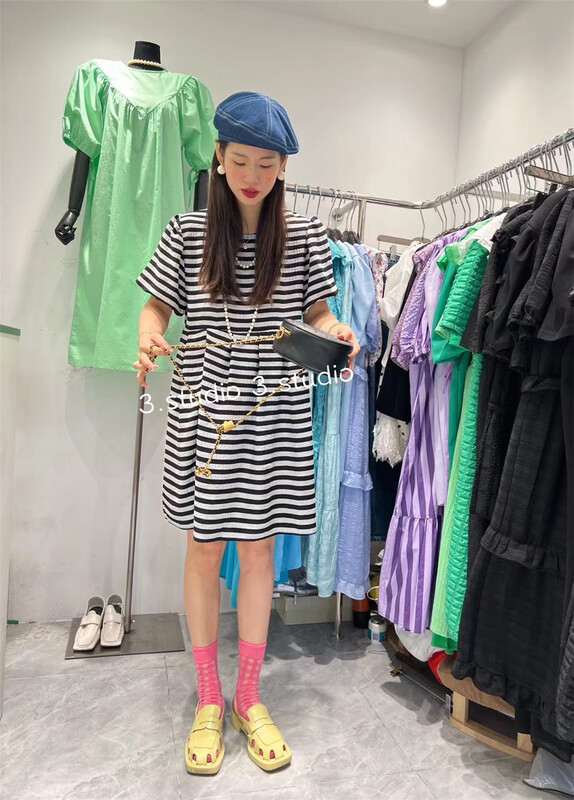 [3.studio] casual simple stripe dress 22170\xyy