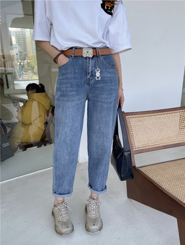Original price 84.60! [M8 denim] fashion retro skinny jeans (with waist rope) cl52168\lsl