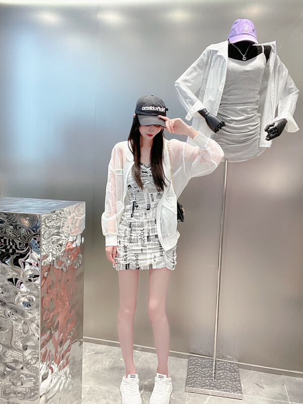 [m&m] design letter print dress 16488\pcz