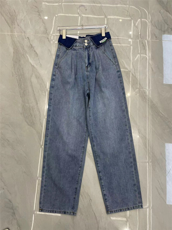 [HS customized in Korea] casual high waist straight jeans 1015\hjy