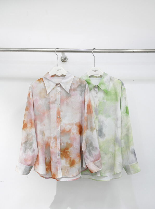 A new year in early spring! [C oni] ink print loose shirt ol222s4592\zxl