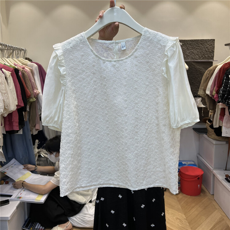 [Ze] small fashion shirt with round neck 3211\ll
