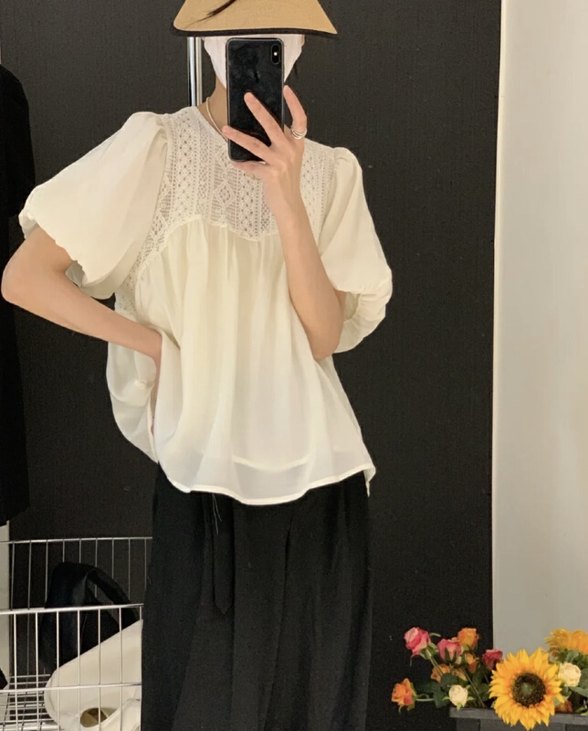 [m.zi studio] simple temperament small fresh shirt 5901\hbx