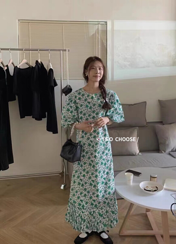 [ISO Korean] Korean romantic floral dress 66232\hjy