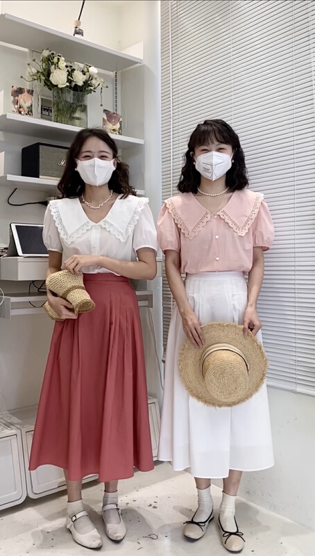 [c.hfeiyang] fresh, sweet and simple skirt 6817\hbx