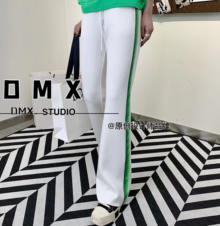 Original price 76.70! New year in early spring! [DMX] side AB vertical micro flare casual pants 6231\xyy