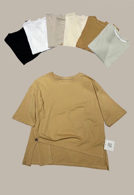 [several cloth see Sichuan] round neck casual simple short sleeve T-shirt 822218\l