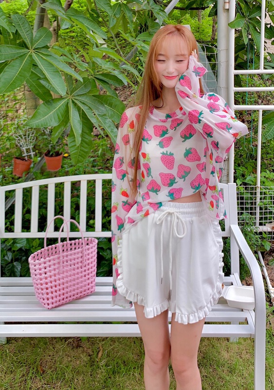 [love] screen ice strawberry sunscreen shirt 950\wtt