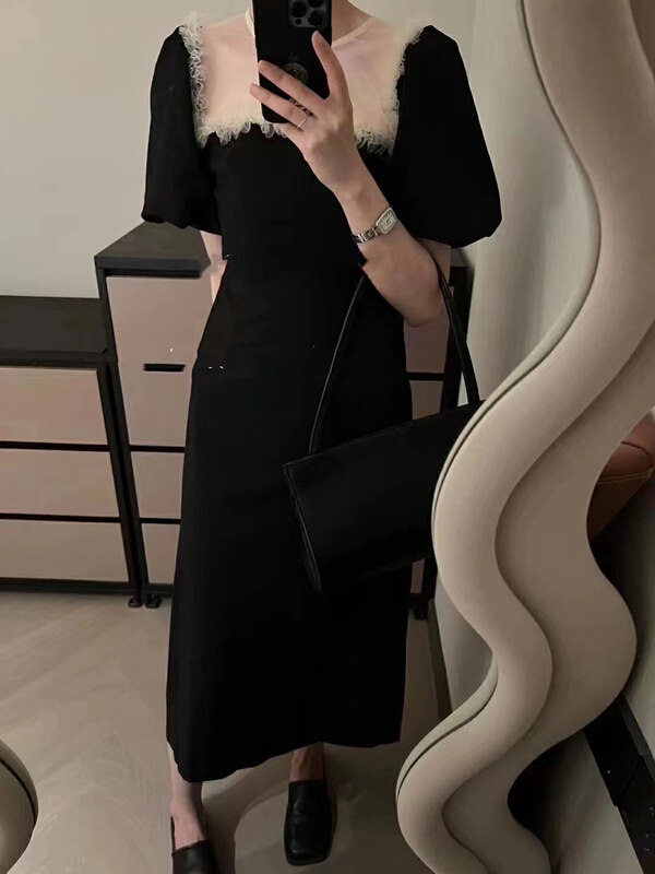 【 mi 】 French slim dress 9697\pcz