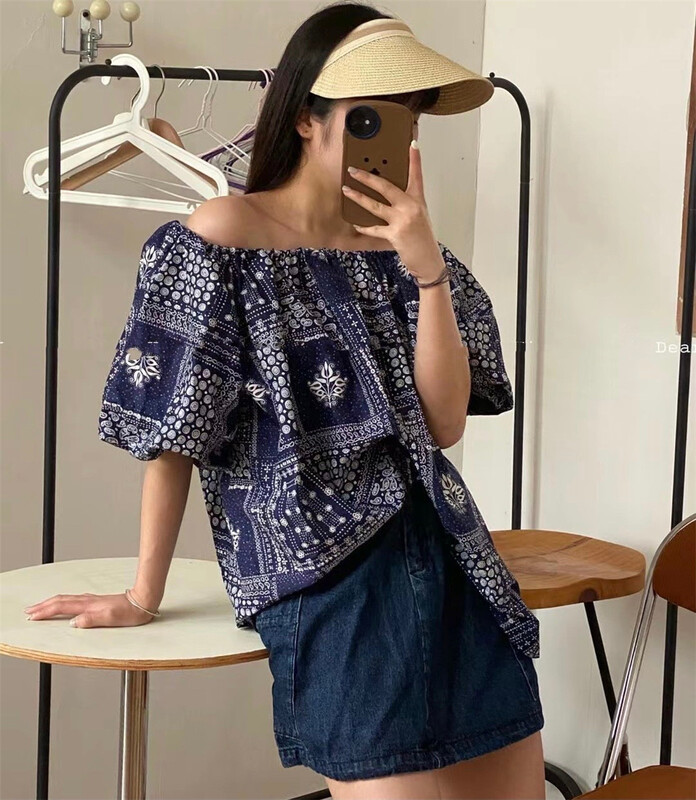 [h2-studio] Vintage loose Print Shirt a978\hbx