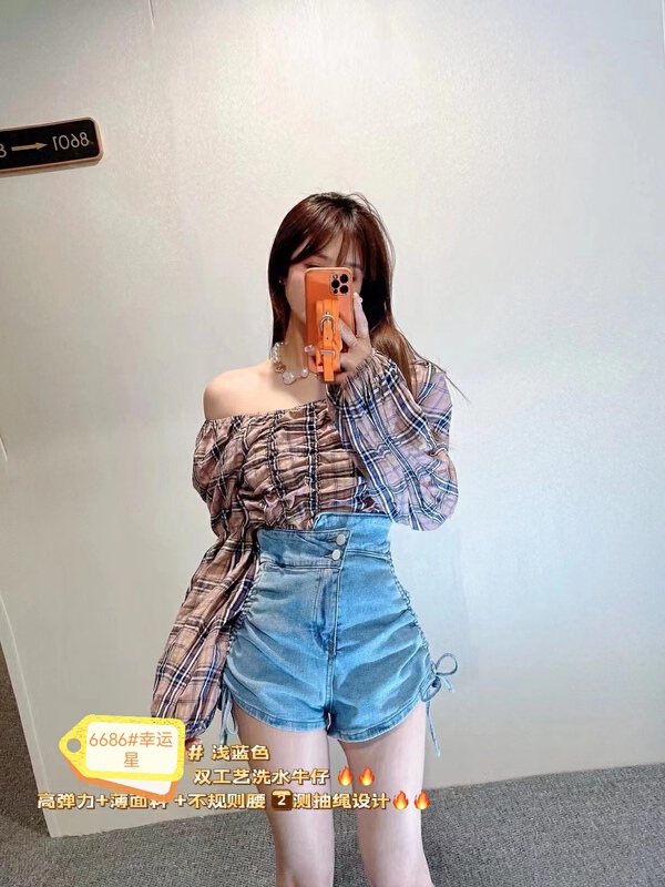 In early summer! [J-star] Korean fashion design denim shorts 6686\cl