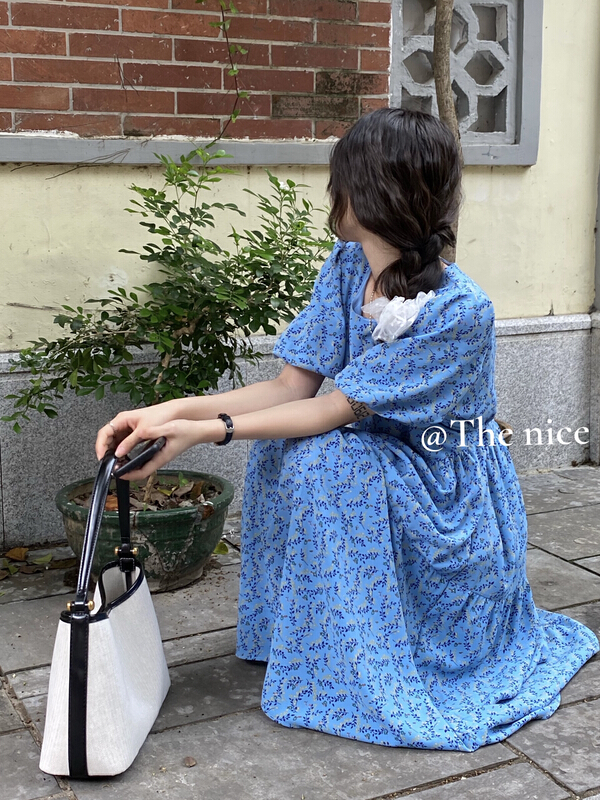 [the nice] Korean floral dress a6250\hjy