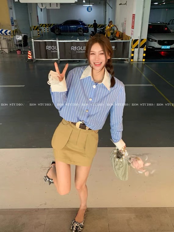 [Bella Bella] tooling style large pocket skirt 3006\wtt