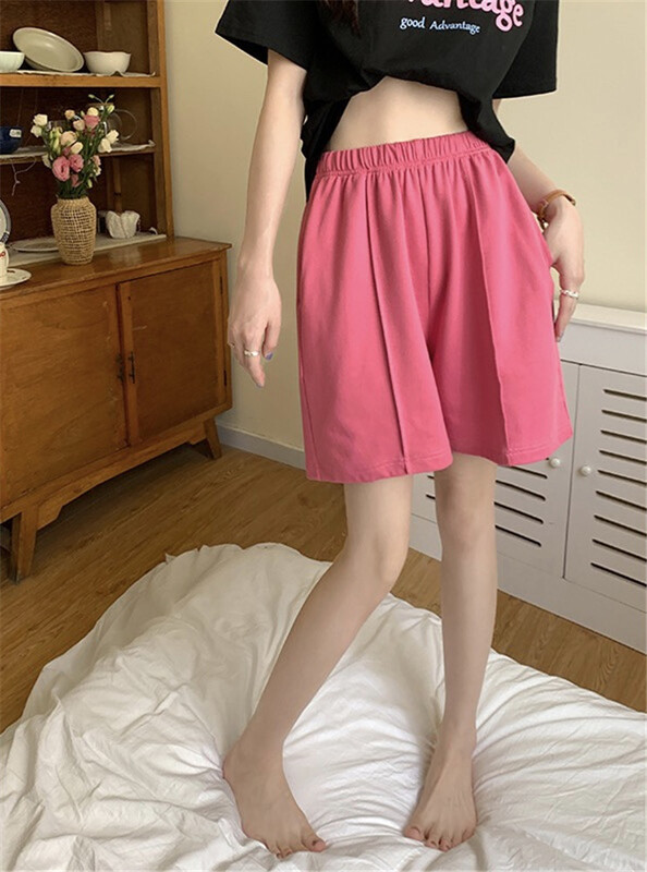 [miss sumey millet] simple, comfortable and versatile casual shorts 2435\hbx