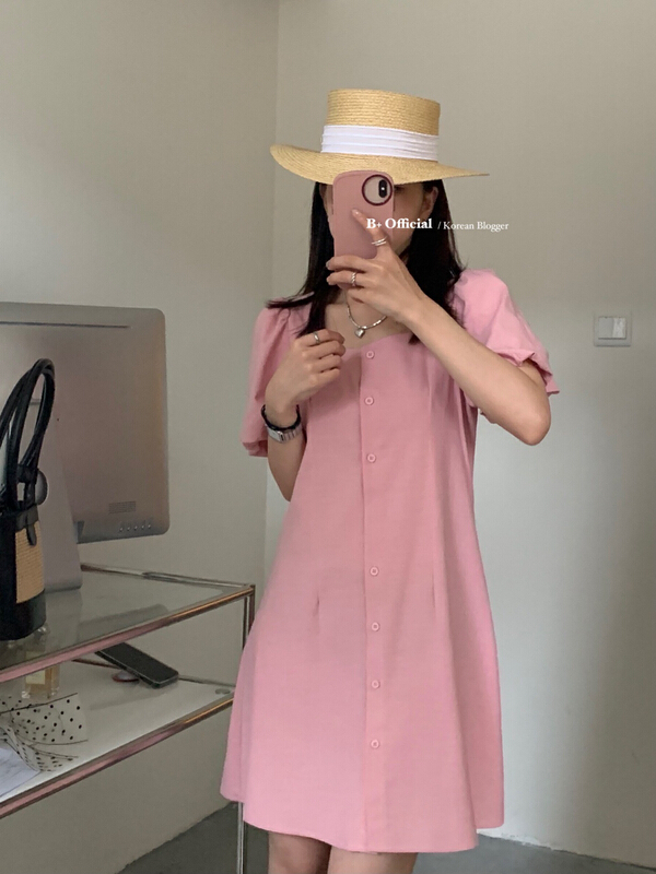 [B plus] little women's slim dress 22-9416-2\hbx