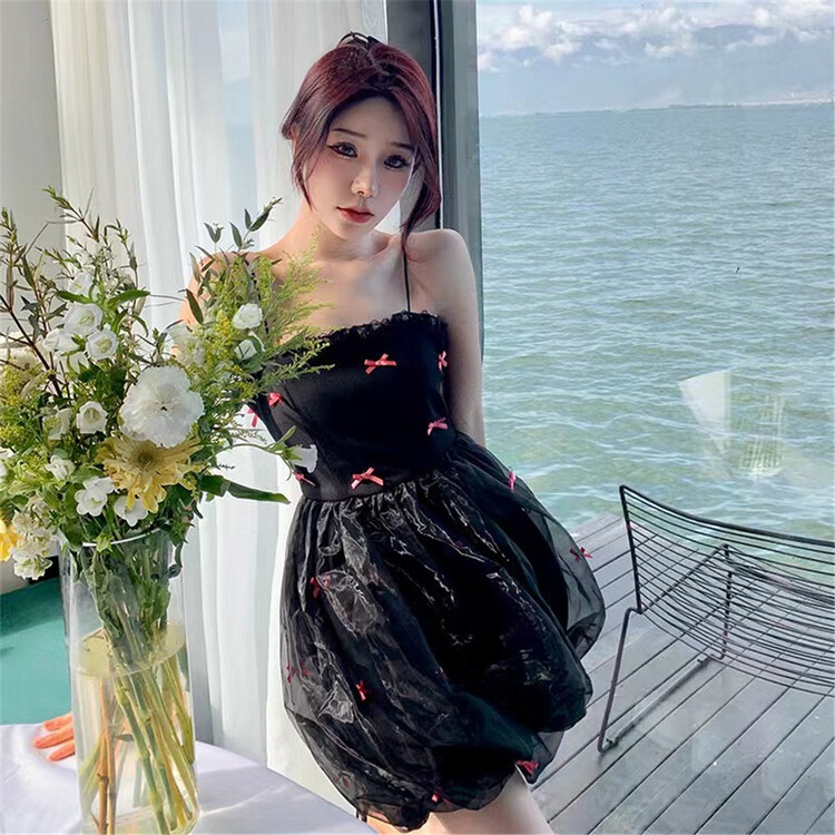 [clothing] fashion slim suspender dress 1018\pcz