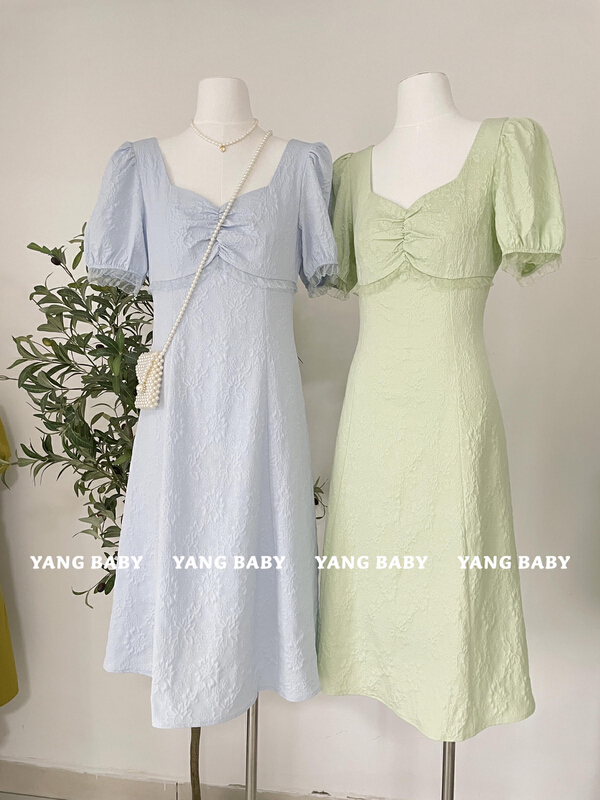 [Yang baby] jacquard bow back dress 3075\cl