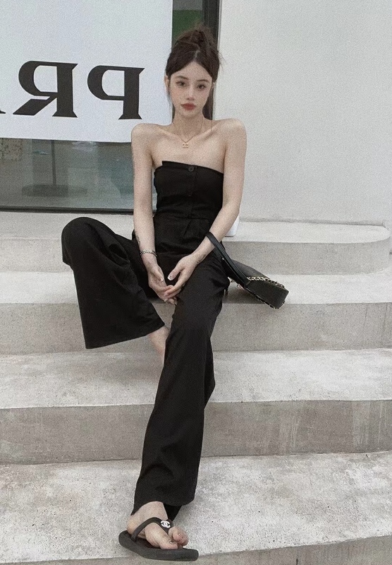 [toko.z] Strapless loose slim Jumpsuit 22198\zxl