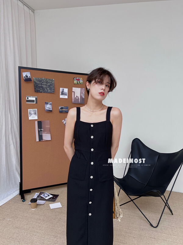 In early summer! [OSHA madeinost] small fragrance high sense vest dress ys1-86209\ll