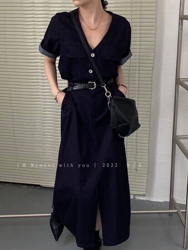 [event with you] Korean style versatile breasted jacket + slim skirt two piece suit t0707-j\lsw