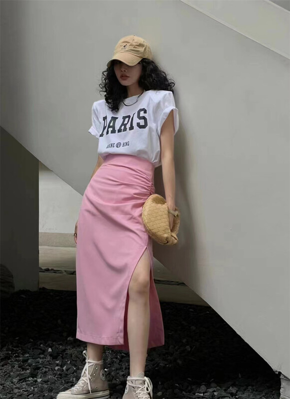 [x.xun] design pleated simple skirt 7213\pcz