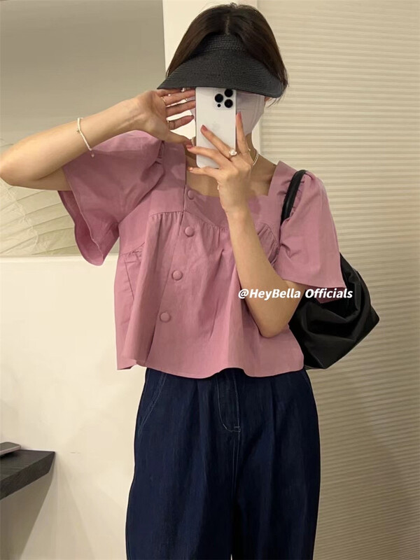 [hey Bella] Fang Linghan simple shirt ys1-1702\ll