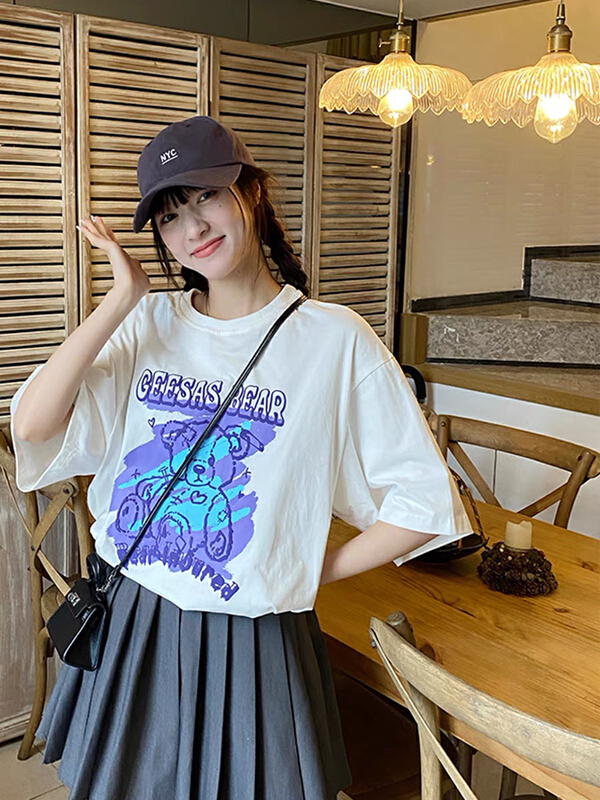 [j.2] fashionable and versatile short sleeve T-shirt 5575\lsw