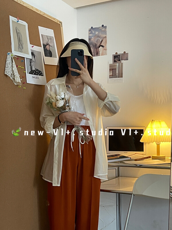[vi+] casual simple Korean high-level shirt 9098\lsw